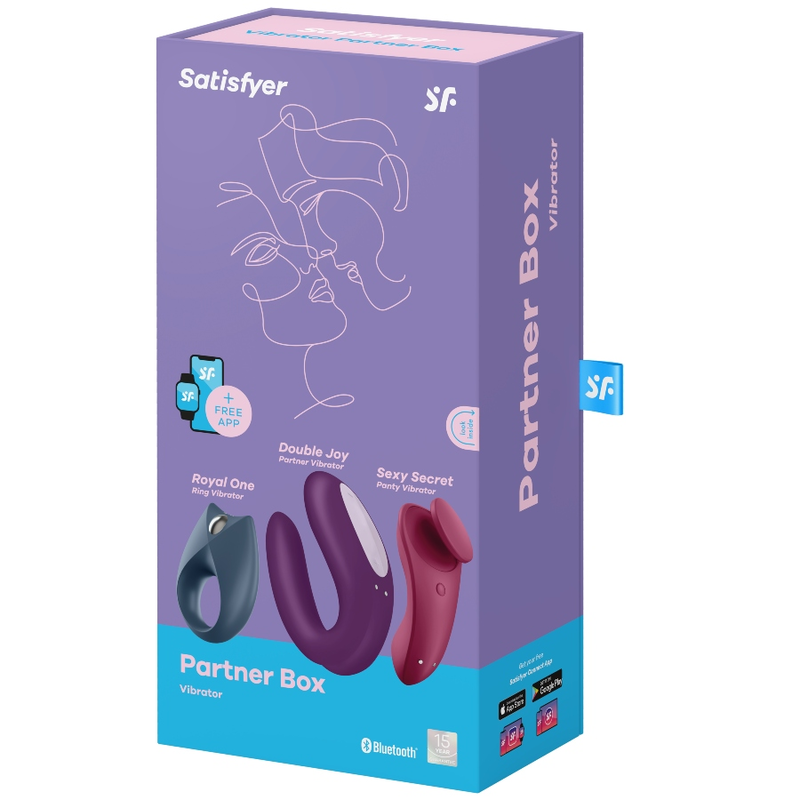 SATISFYER - PARTNER BOX 3 SATISFYER VIBRATOR