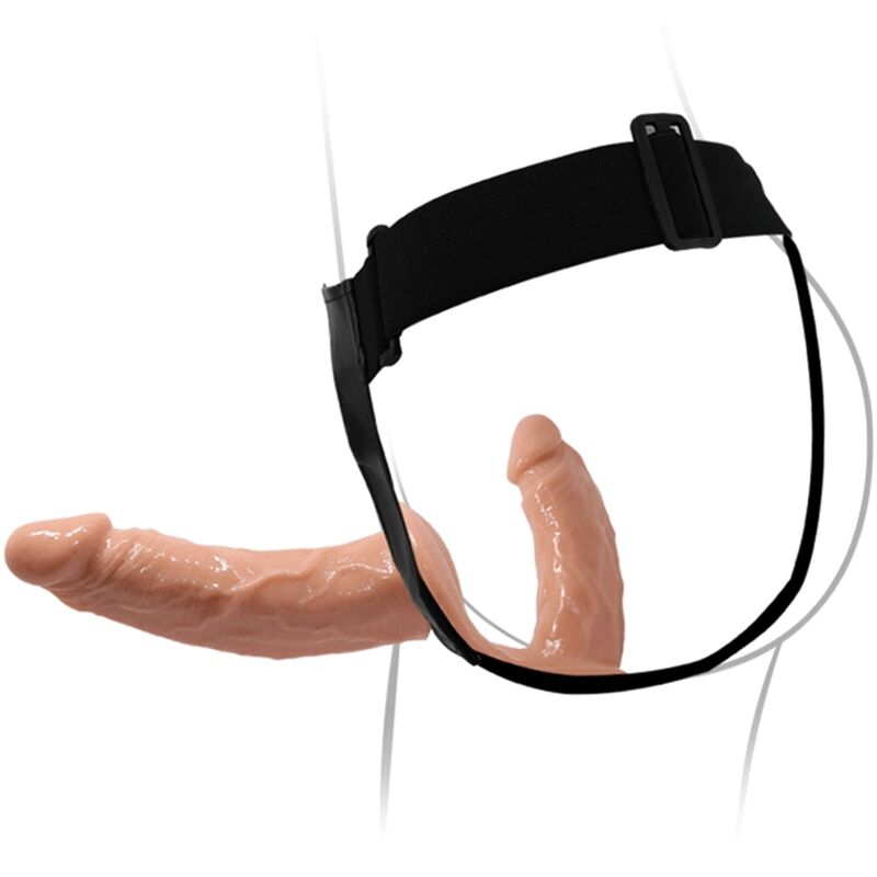 BAILE - ULTRA PASSIONATE HARNESS DILDOS DOBLES CON ARNÉS BAILE HARNESS COLLECTION