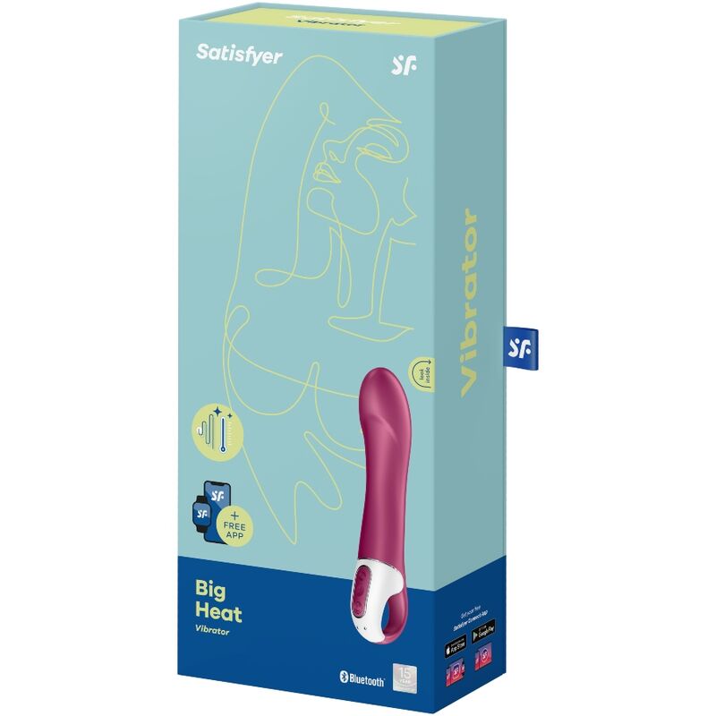 SATISFYER - BIG HEAT VIBRADOR PUNTO G SATISFYER VIBRATOR