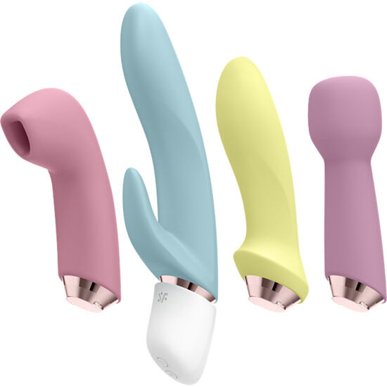 SATISFYER - MARVELOUS FOUR SET VIBRADOR & SUCCIONADOR SATISFYER VIBRATOR