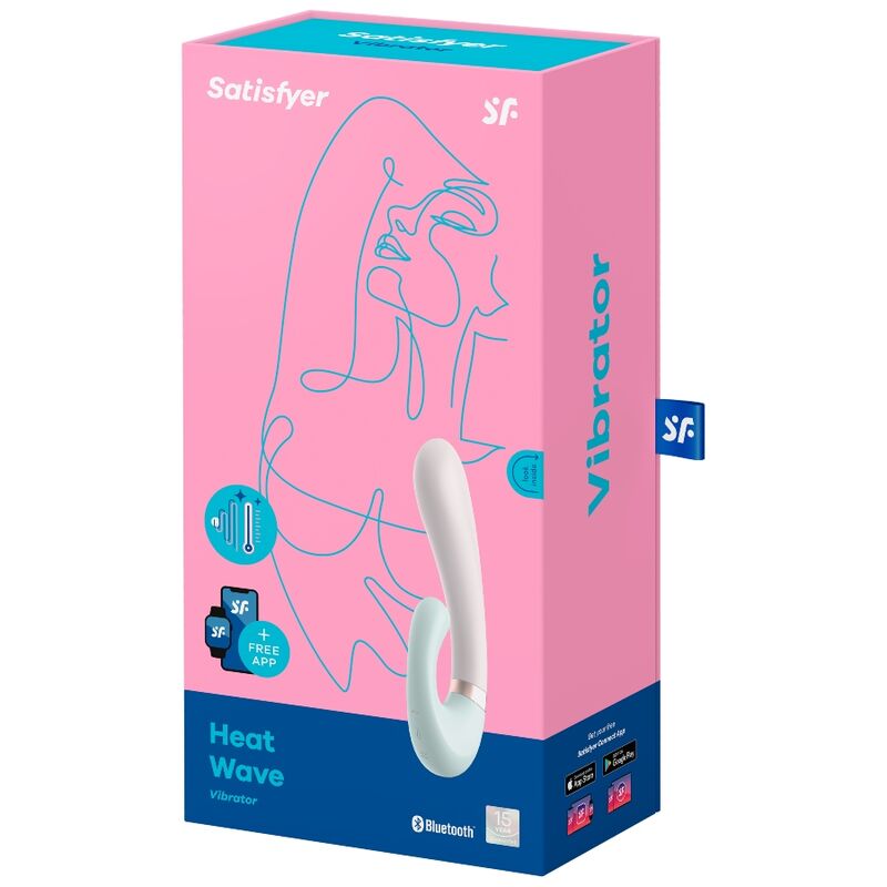SATISFYER - HEAT WAVE VIBRADOR APP BLANCO SATISFYER CONNECT