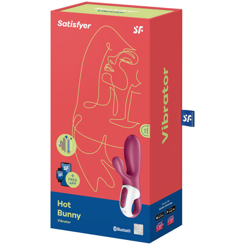 SATISFYER - HOT BUNNY VIBRADOR PUNTO G SATISFYER CONNECT
