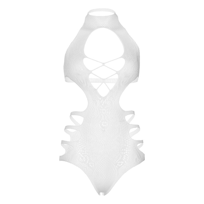 LEG AVENUE - BODY DE ENCAJES TALLA ÚNICA - BLANCO LEG AVENUE BODYSTOCKINGS