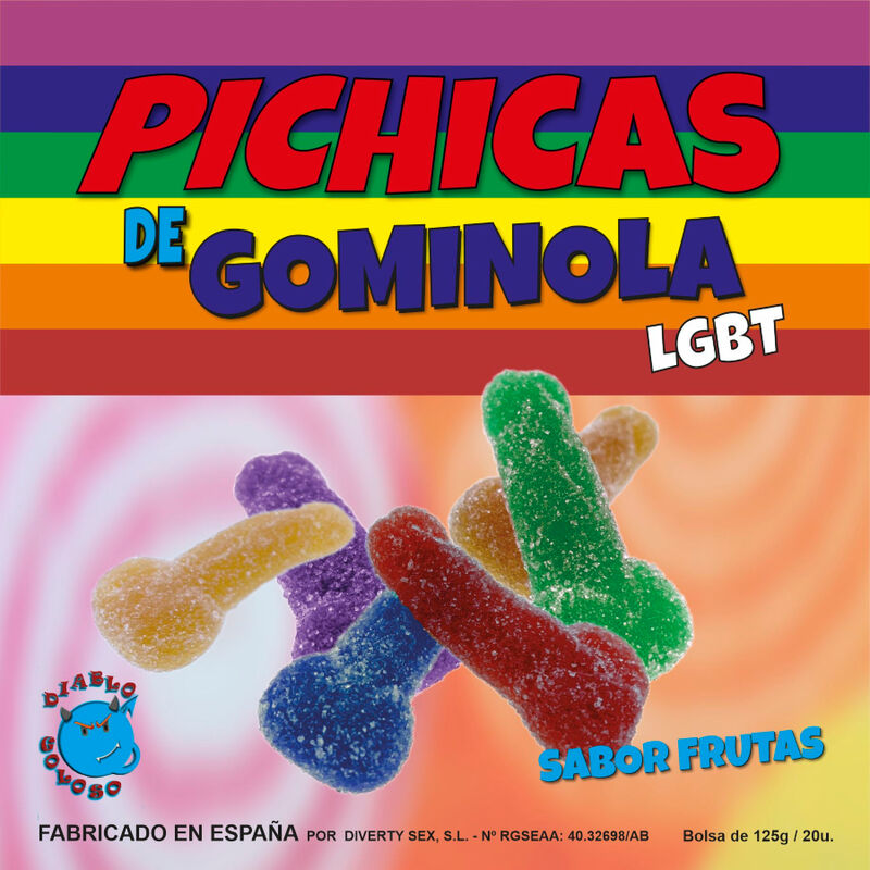 PRIDE - PICHITAS DE GOMINOLA FRUTAS CON AZUCAR LGBT PRIDE