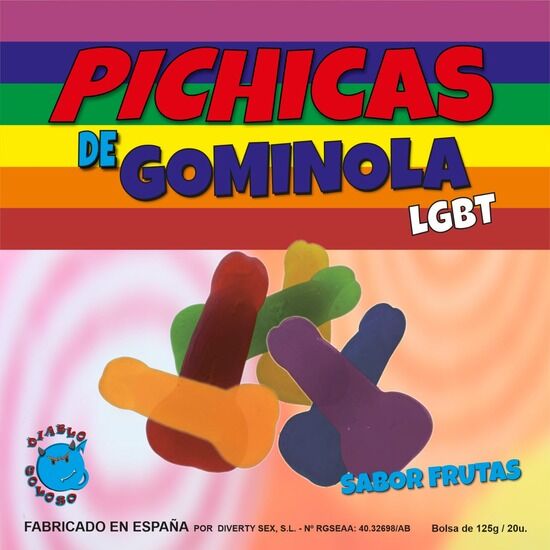 PRIDE - PICHITAS DE GOMINOLA FRUTAS LGBT PRIDE