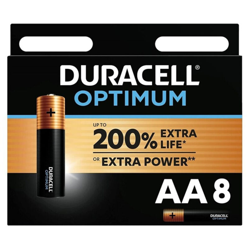 DURACELL - OPTIMUM 200 PILA ALCALINA AA LR6 BLISTER*8 DURACELL