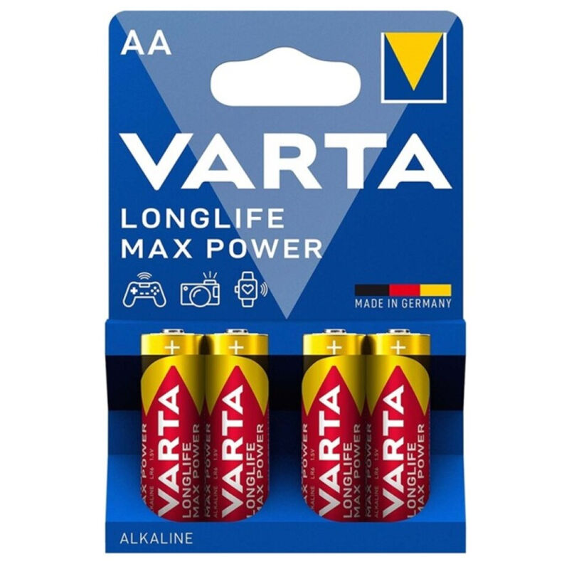 VARTA - MAX POWER PILA ALCALINA AA LR6 BLISTER*4 VARTA