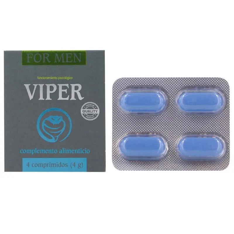 COBECO - VIPER POTENCIADOR MASCULINO 4 CAPSULAS COBECO PHARMA