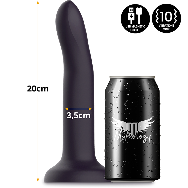 MYTHOLOGY - DUMAN MYSTIC DILDO L - VIBRADOR COMPATIBLE CON WATCHME WIRELESS TECHNOLOGY MYTHOLOGY FANTASY DILDO