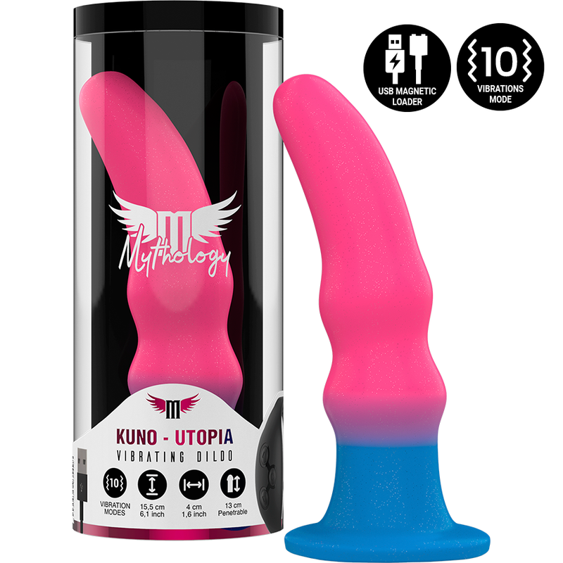 MYTHOLOGY - KUNO UTOPIA DILDO M - VIBRADOR COMPATIBLE CON WATCHME WIRELESS TECHNOLOGY MYTHOLOGY FANTASY DILDO