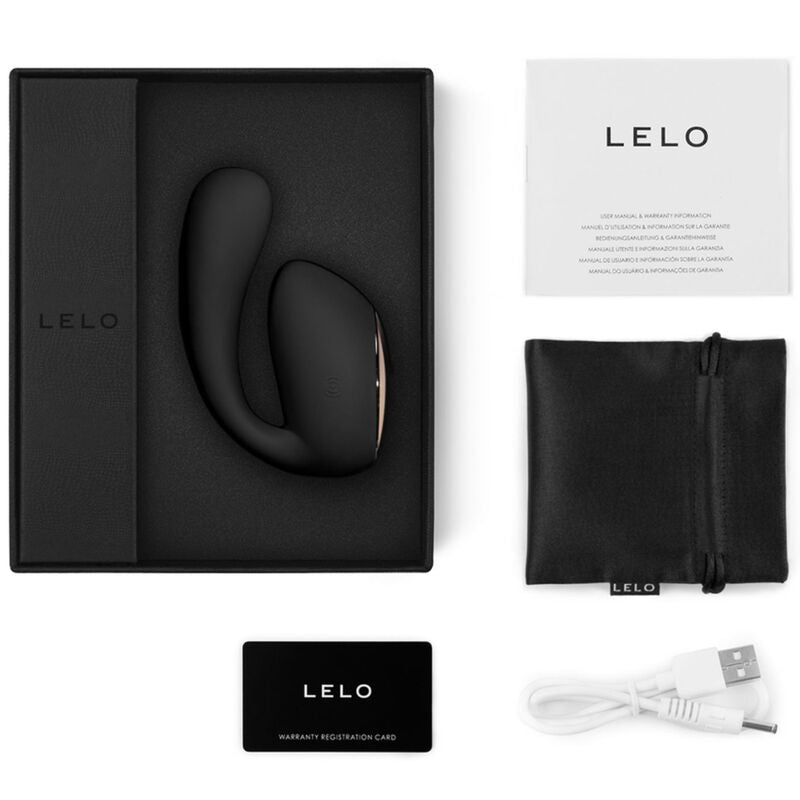 LELO - IDA WAVE MASAJEADOR PAREJAS NEGRO LELO