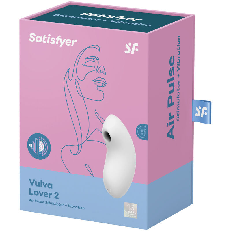 SATISFYER VULVA LOVER 2 ESTIMULADOR Y VIBRADOR - AZUL SATISFYER AIR PULSE