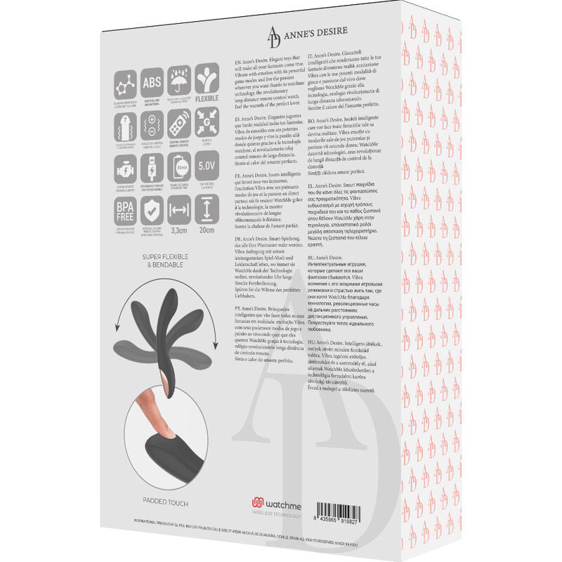 ANNE'S DESIRE - CURVE CONTROL REMOTO TECNOLOGÍA WATCHME NEGRO / GOLD ANNE´S DESIRE