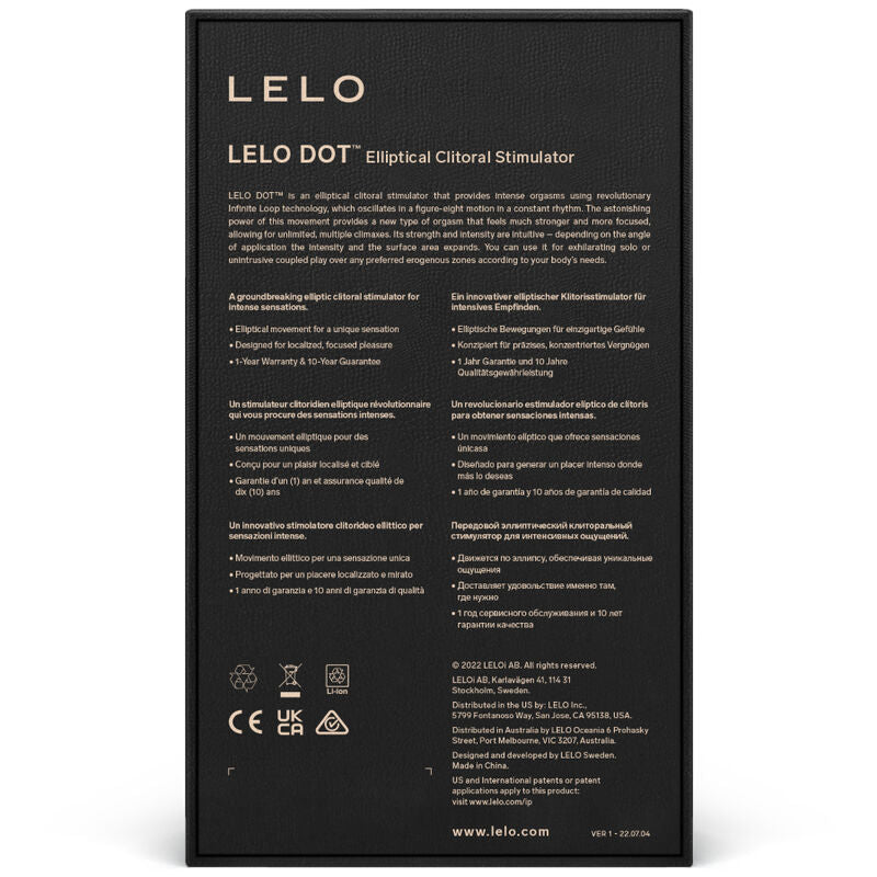 LELO - DOT ESTIMULADOR DE CLÍTORIS - VERDE AGUA LELO