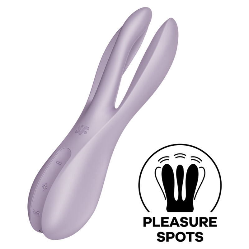 SATISFYER - THREESOME 2 VIBRADOR NEGRO SATISFYER VIBRATOR
