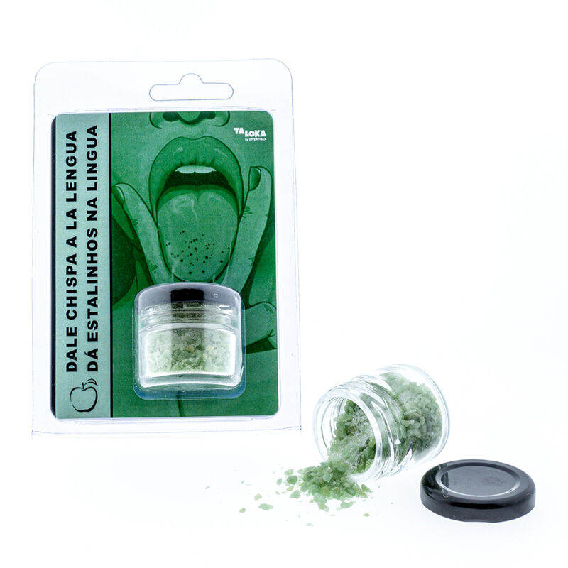 TALOKA - DALE CHISPA A LA LENGUA! BESOS MGICOS MANZANA VERDE TALOKA