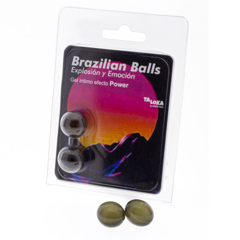 TALOKA - BRAZILIAN BALLS GEL EXCITANTE EFECTO POWER 2 BOLAS TALOKA