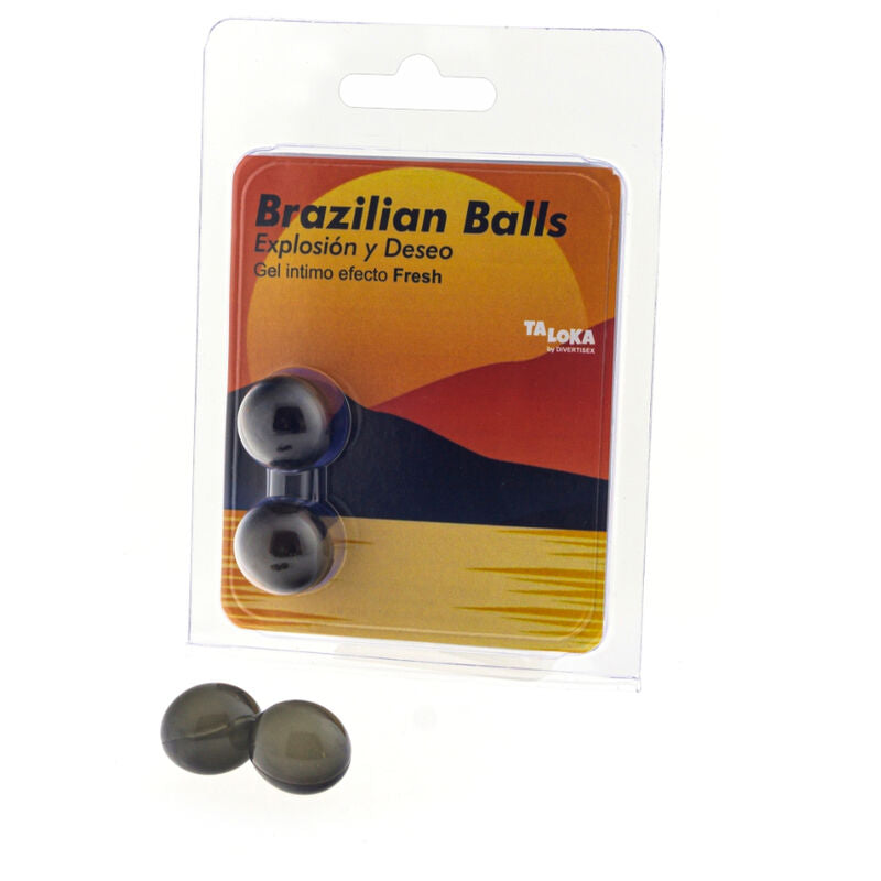 TALOKA - BRAZILIAN BALLS GEL EXCITANTE EFECTO FRESCOR 2 BOLAS TALOKA