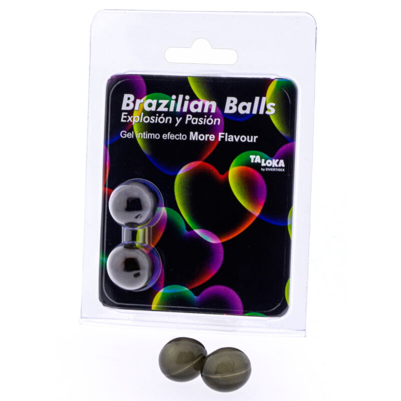 TALOKA - BRAZILIAN BALLS GEL EXCITANTE EFECTO MORE FLAVOUR 2 BOLAS TALOKA