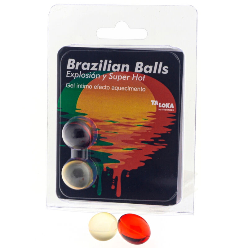 TALOKA - BRAZILIAN BALLS GEL EXCITANTE EFECTO SUPER CALIENTE 2 BOLAS TALOKA