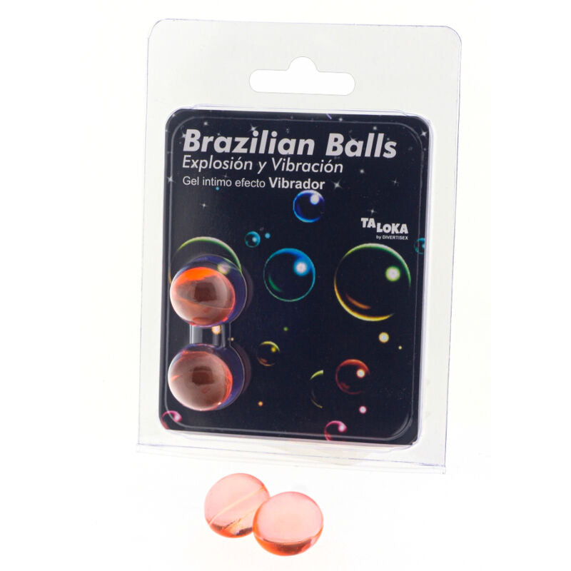 TALOKA - BRAZILIAN BALLS GEL EXCITANTE EFECTO VIBRACIÓN 2 BOLAS TALOKA