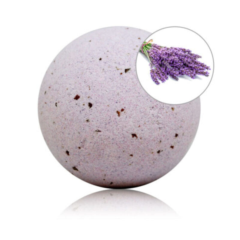 TALOKA - BOMBA DE BAÑO CON AROMA LAVANDA Y PÉTALOS DE ROSA TALOKA