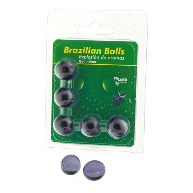 TALOKA - BRAZILIAN BALLS GEL ÍNTIMO FRUTAS DEL BOSQUE 5 BOLAS TALOKA