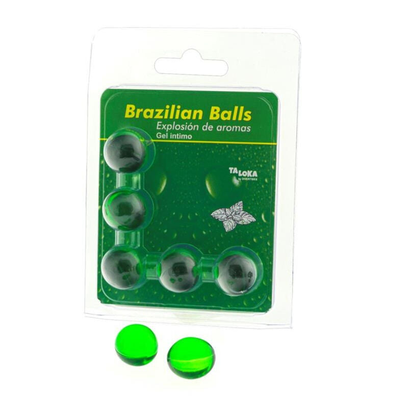 TALOKA - BRAZILIAN BALLS GEL ÍNTIMO MENTA 5 BOLAS TALOKA