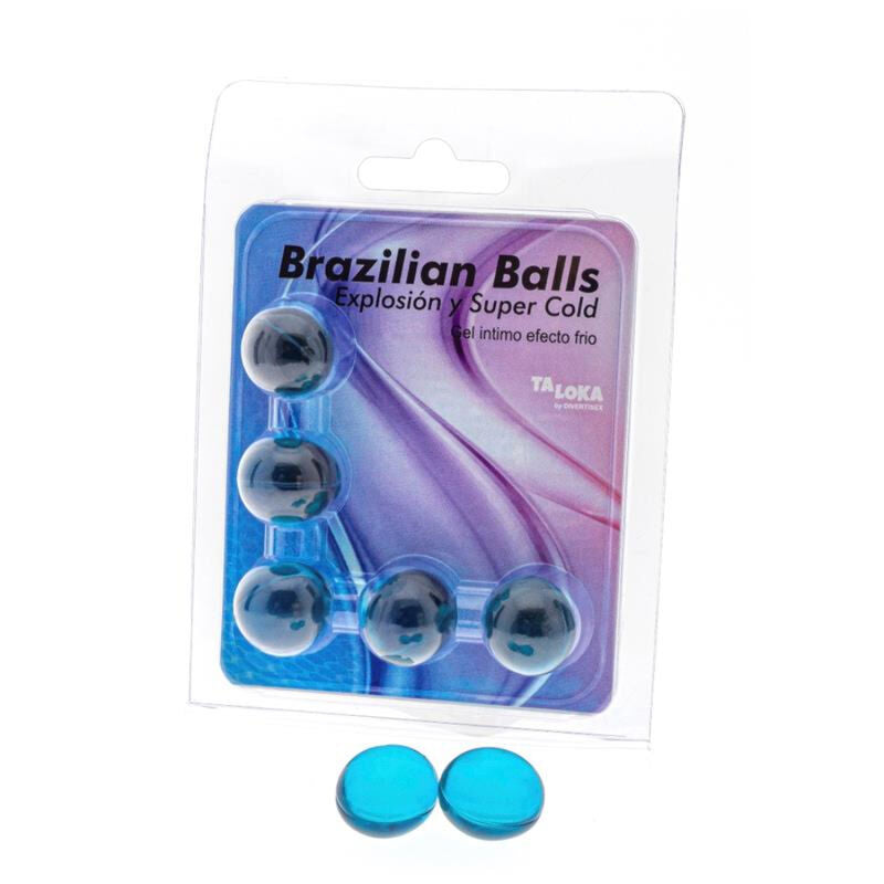 TALOKA - BRAZILIAN BALLS GEL EXCITANTE EFECTO FRÍO 5 BOLAS TALOKA
