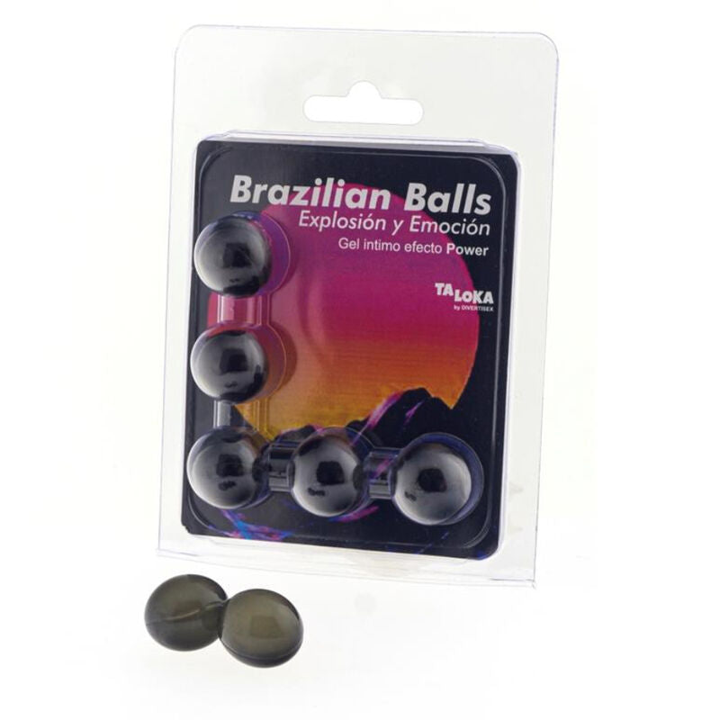 TALOKA - BRAZILIAN BALLS GEL EXCITANTE EFECTO POWER 5 BOLAS TALOKA
