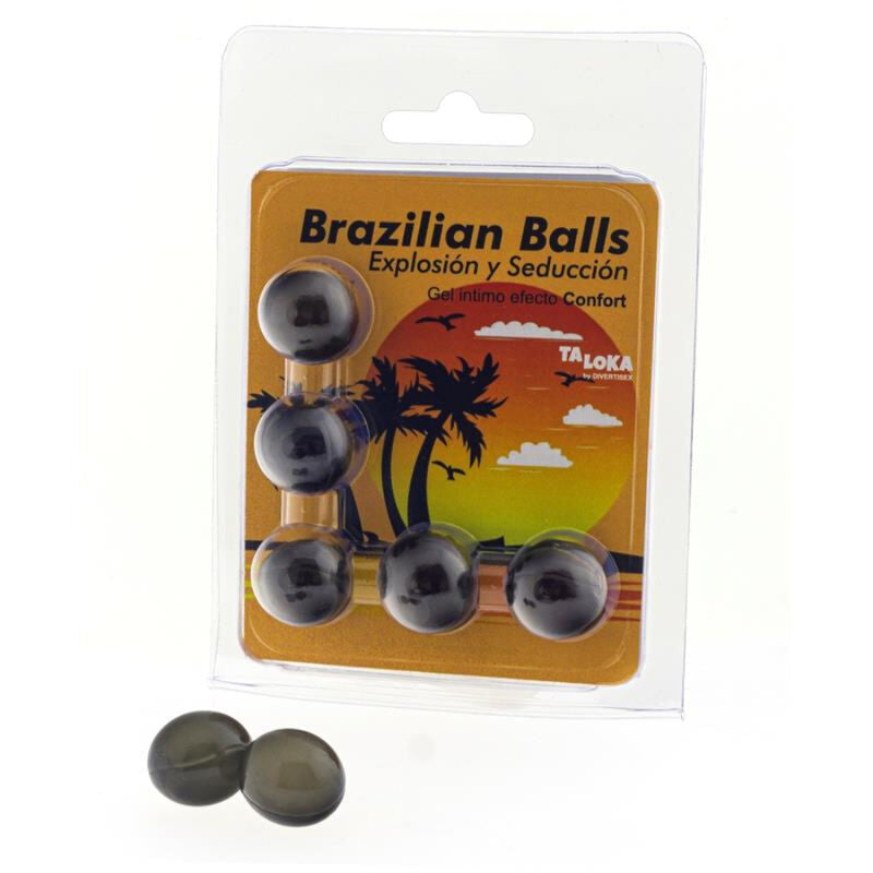 TALOKA - BRAZILIAN BALLS GEL EXCITANTE EFECTO CONFORT 5 BOLAS TALOKA