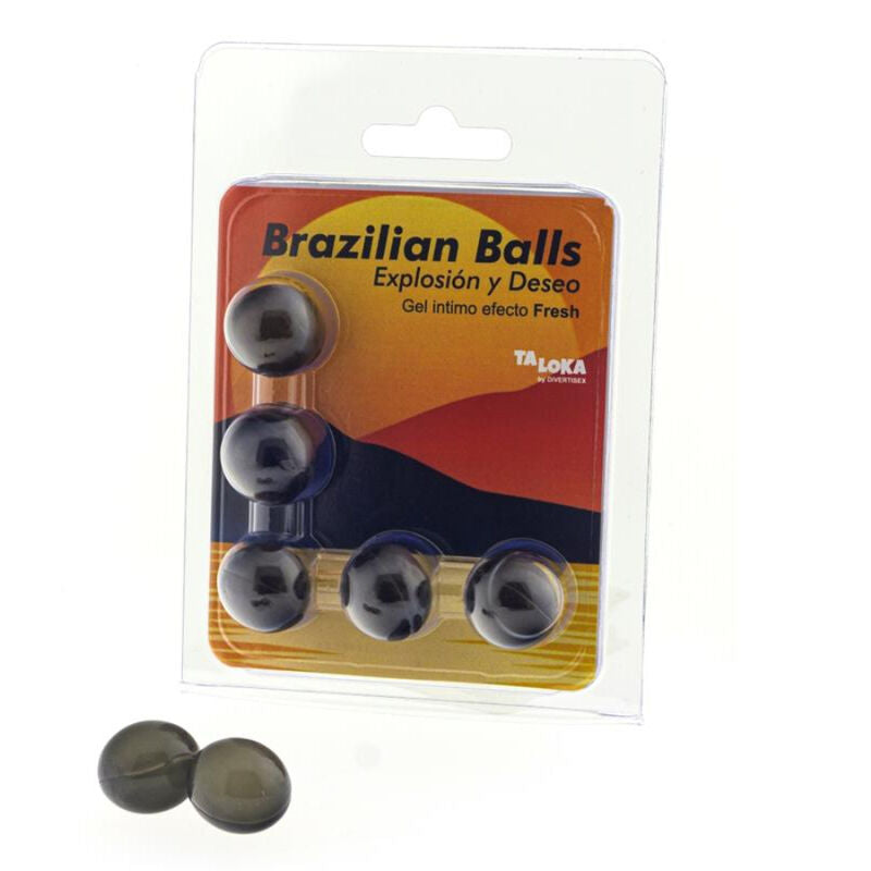 TALOKA - BRAZILIAN BALLS GEL EXCITANTE EFECTO FRESCOR 5 BOLAS TALOKA