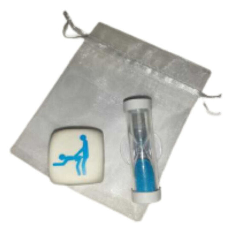 DIABLO PICANTE - DADO KAMASUTRA DE POSTURAS PARA CHICOS CON RELOJ DE ARENA DIABLO PICANTE