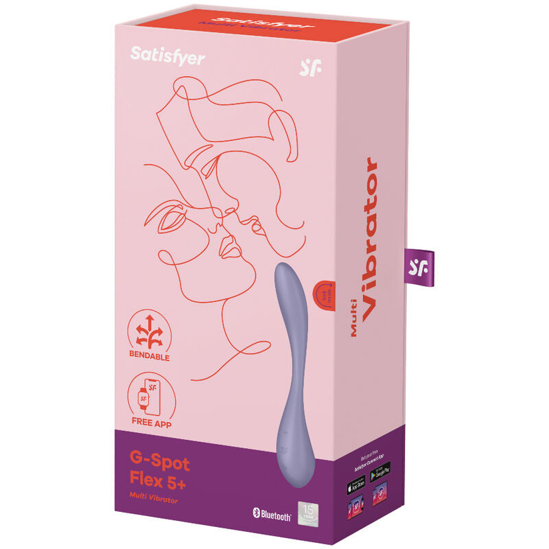 SATISFYER - G-SPOT FLEX 5 MULTI VIBRADOR AZUL SATISFYER VIBRATOR