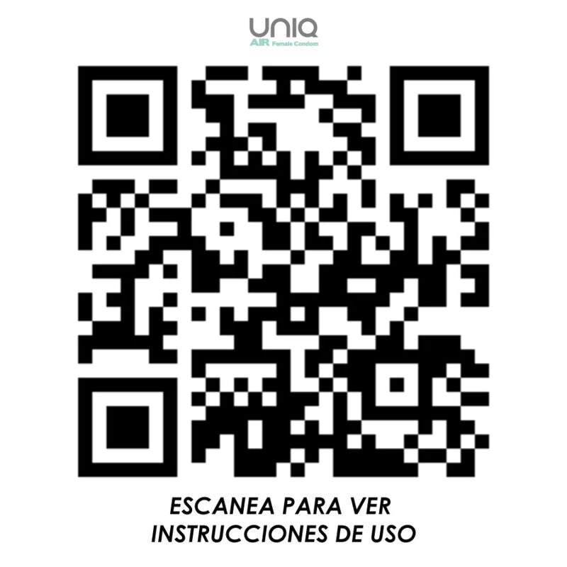 UNIQ - AIR PRESERVATIVO FEMENINO SIN LATEX 3 UNIDADES UNIQ