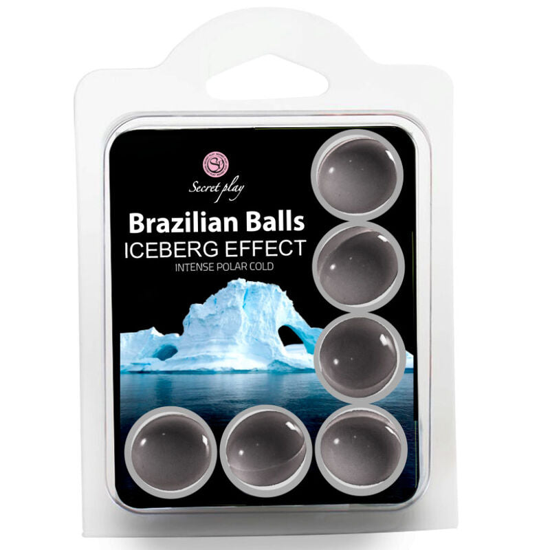 SECRET PLAY SET 6 BRAZILIAN BALLS EFECTO ICEBERG SECRETPLAY COSMETIC