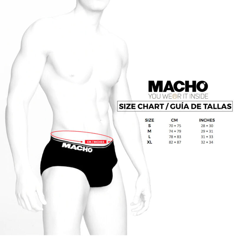 MACHO - MX24AN SLIP AMARILLO S MACHO UNDERWEAR