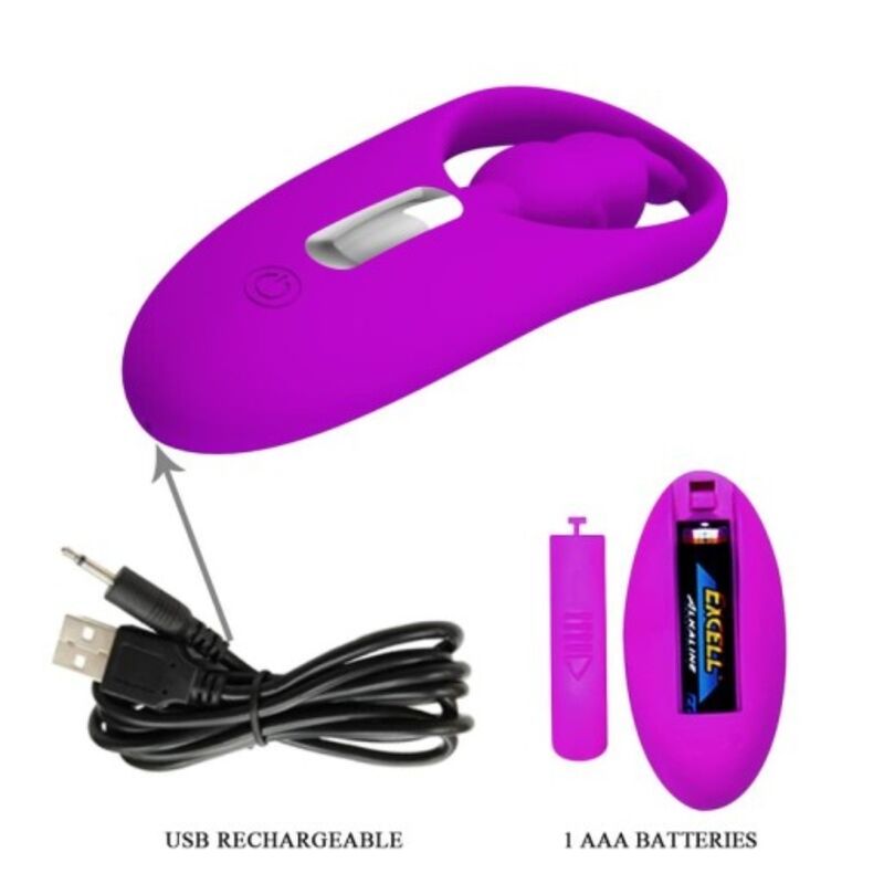 PRETTY LOVE - WILD RABBIT ESTIMULADOR PARA BRAGUITA CON CONTROL REMOTO LILA PRETTY LOVE SMART