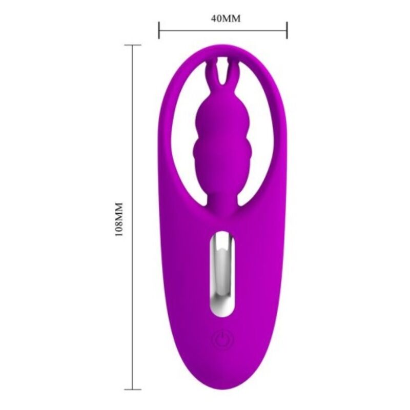 PRETTY LOVE - WILD RABBIT ESTIMULADOR PARA BRAGUITA CON CONTROL REMOTO LILA PRETTY LOVE SMART