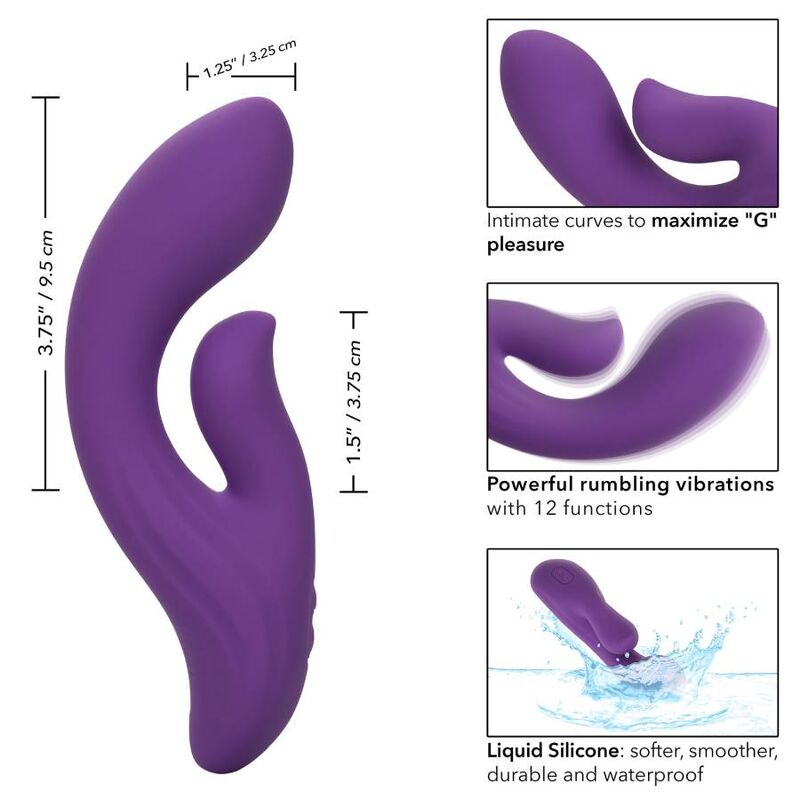 CALEXOTICS - STELLA DUAL PLEASER VIOLETA CALEXOTICS