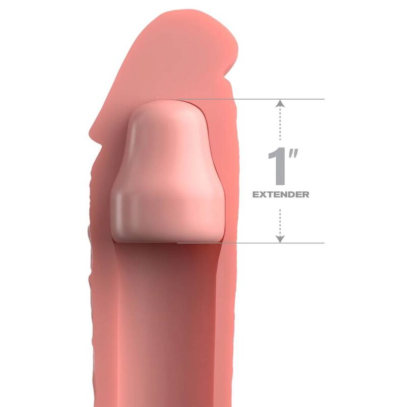 FANTASY X- TENSIONS - PIPEDREAMS SLEEVE 17,78 CM + 2,54 CM PLUG SKIN FANTASY X-TENSIONS