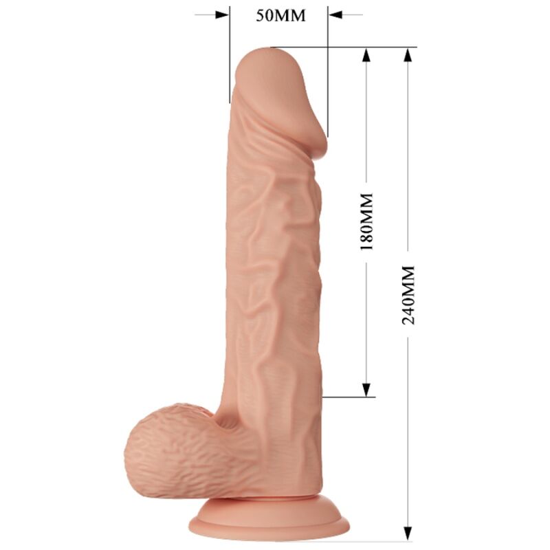 BAILE - BEAUTIFUL ENCOUNTER BURAQ VIBRACIÓN 24 CM NATURAL BAILE DILDOS