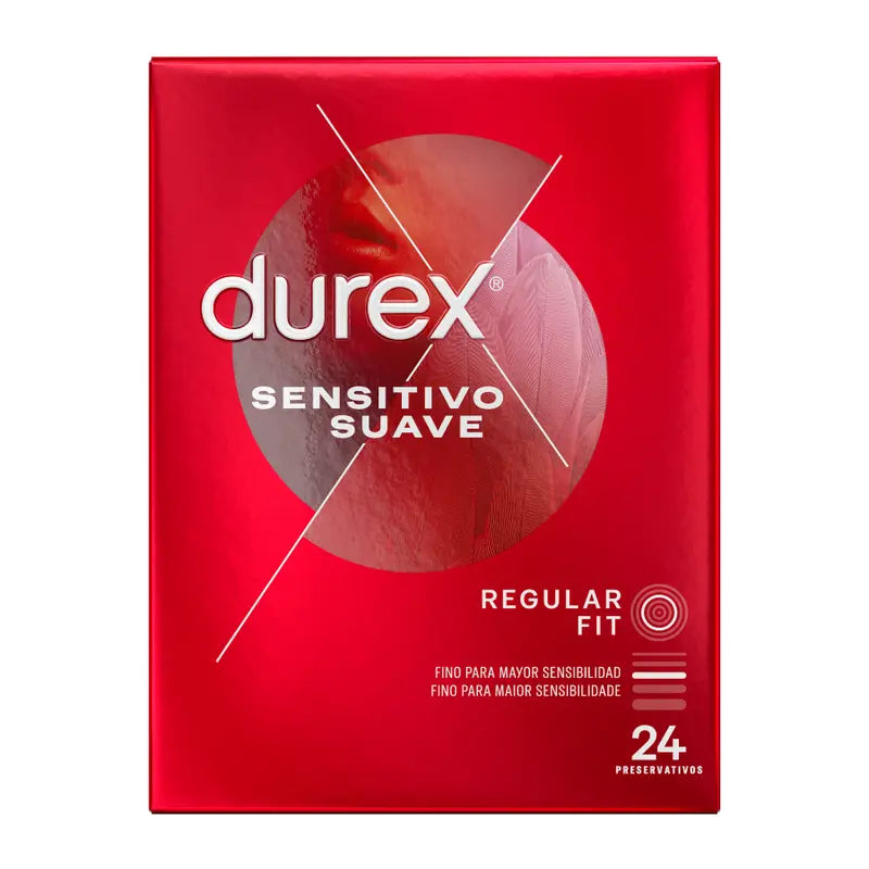 DUREX - SENSITIVO SUAVE 24 UNIDADES DUREX CONDOMS