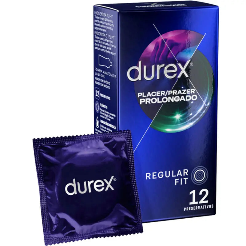 DUREX - PLACER PROLONGADO RETARDANTE 12 UNIDADES DUREX CONDOMS