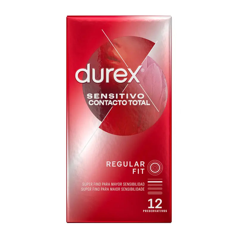 DUREX - SENSITIVO CONTACTO TOTAL 12 UNIDADES DUREX CONDOMS
