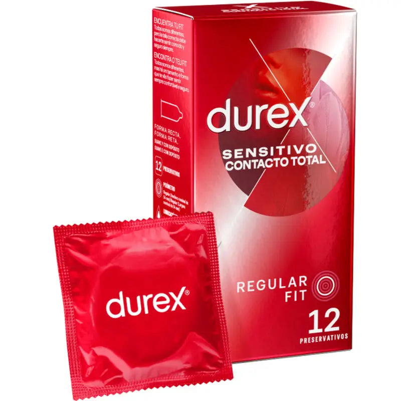 DUREX - SENSITIVO CONTACTO TOTAL 12 UNIDADES DUREX CONDOMS
