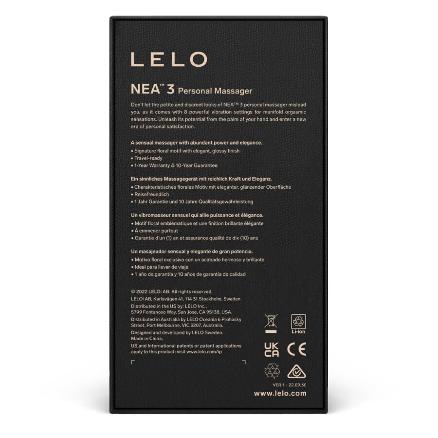 LELO - NEA 3 MASAJEADOR PERSONAL - AZUL LELO