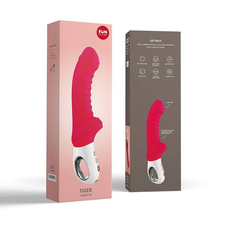 FUN FACTORY - TIGER G5 VIBRADOR INDIA RED FUN FACTORY