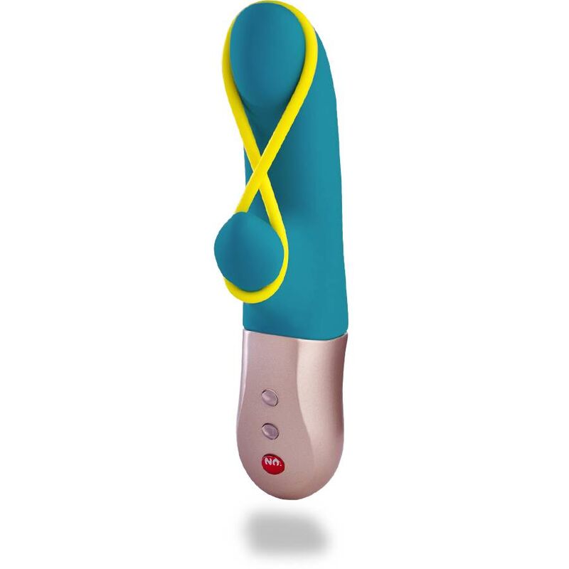 FUN FACTORY - AMORINO MINI VIBRADOR PETROL & AMARILLO NEON FUN FACTORY