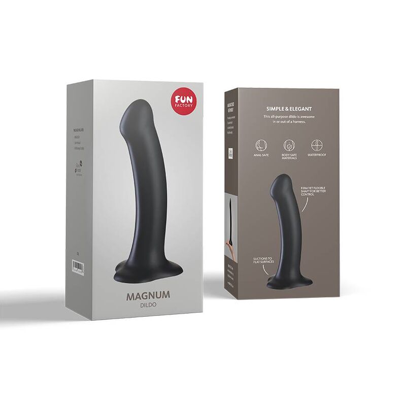 FUN FACTORY - MAGNUM DILDO NEGRO FUN FACTORY